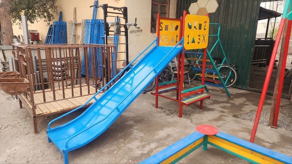 Bolalar bogʻchalari uchun sifatli kacheli sirpanchiqlar yasab beramiz