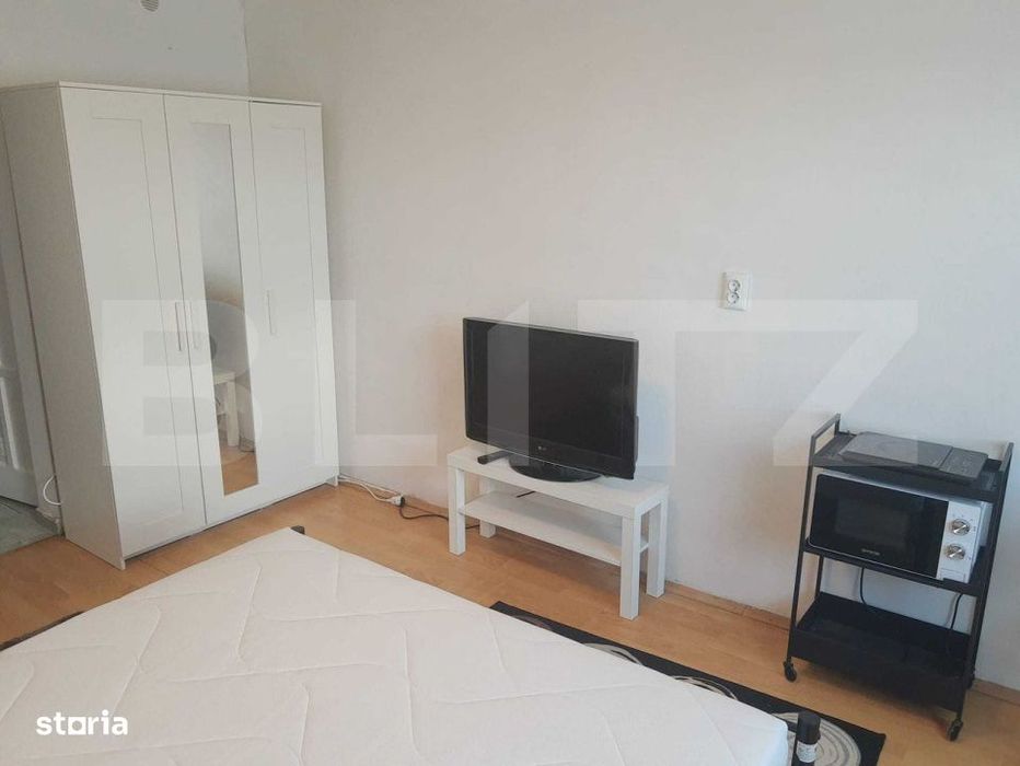 Garsoniera, 20 mp, pet friendly, zona strazii Migdalului