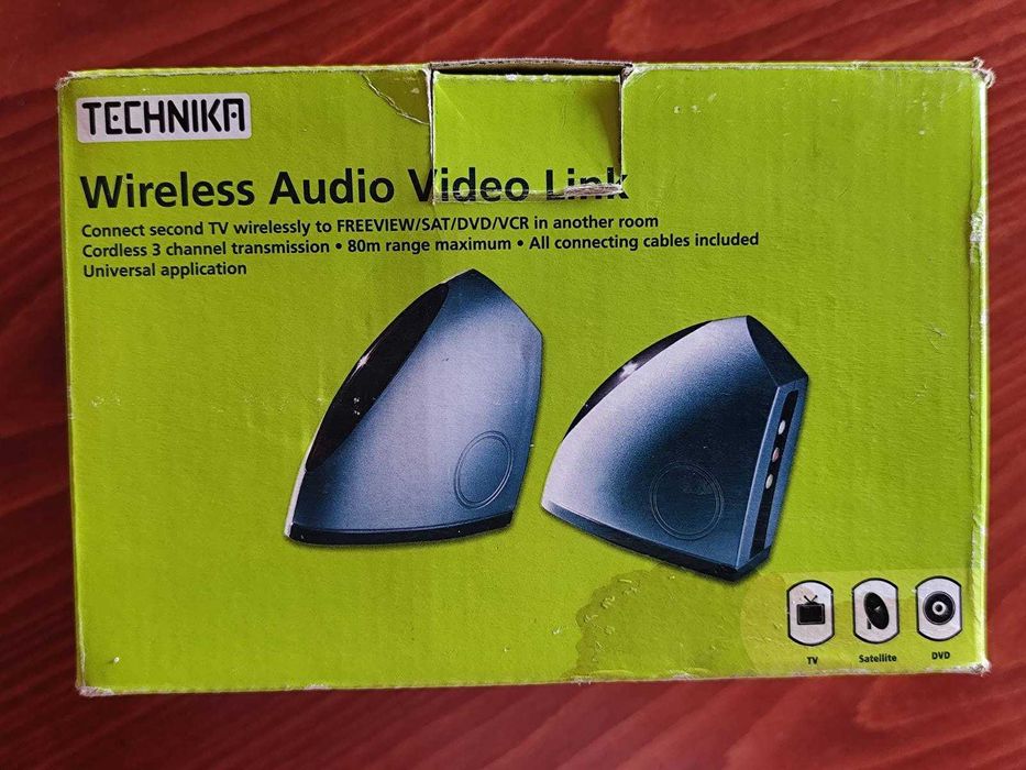 Wireless Audio Video Link - TV AV Transmiter Technika