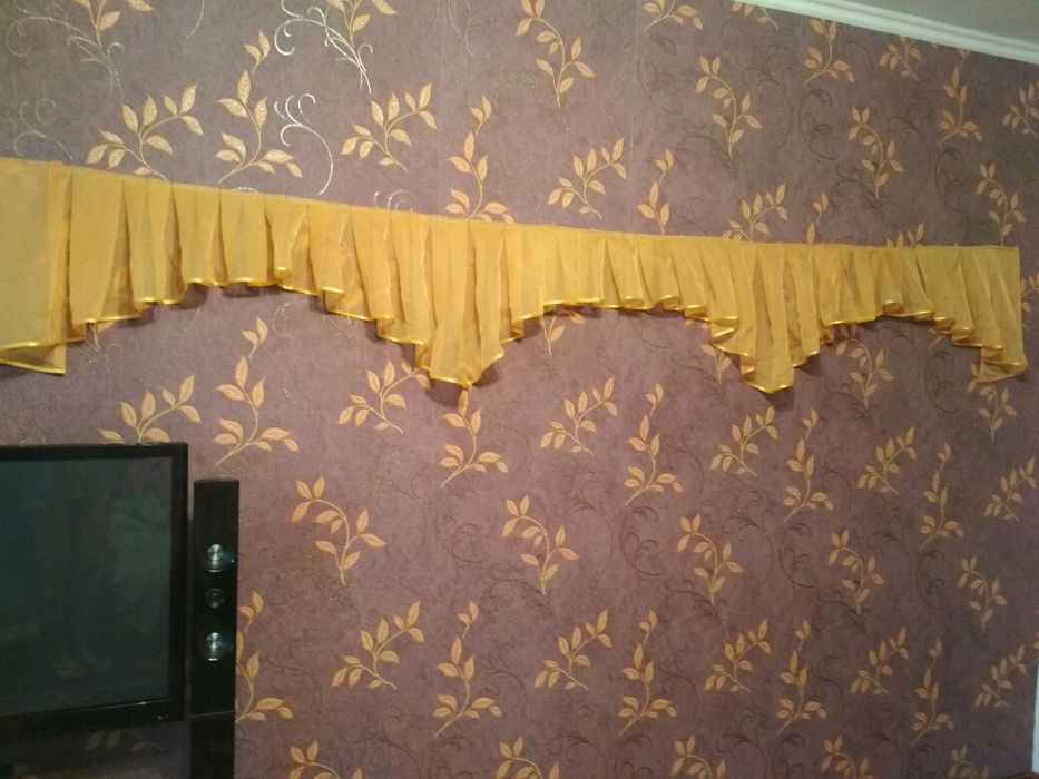 Новые ламбрикены и Плед