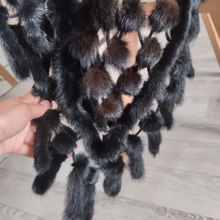 Накидки норковые шали косынки