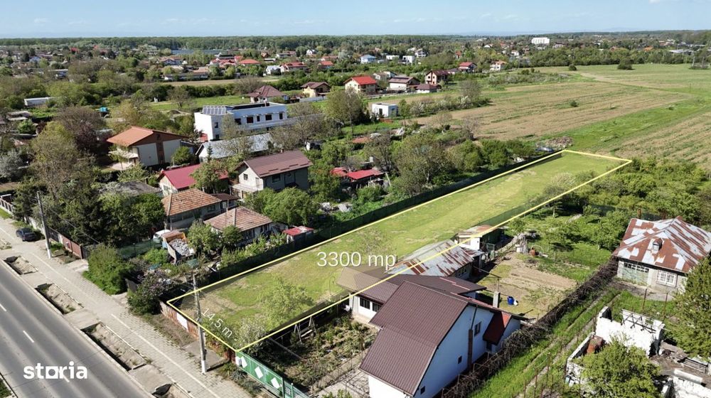 0% | Teren intravilan, 3300 mp, front 15 m | Snagov -Ghermanesti