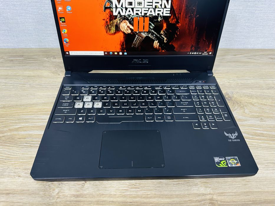 ASUS TUF Gaming Ryzen 7+GTX1650 Топовый Игровой ноутбук с Гарантией