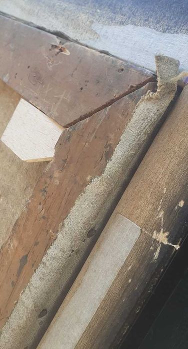 Tablou vechi - peisaj cu casa - semnat Hollosy