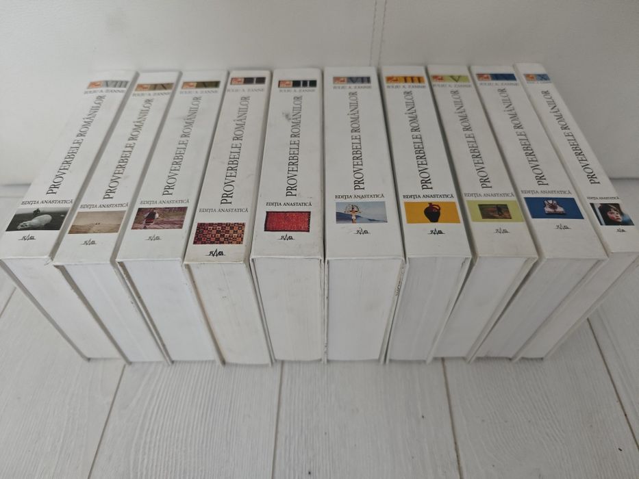 Set Proverbele romanilor, Zanne, Complet, 10 vol, Ediție Anastatică