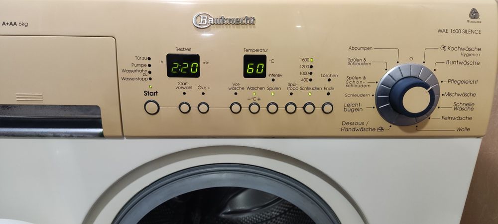 Пералня HOOVER DYNAMIC NEXT в перф.състояние и BAUKNECHT 6kg.