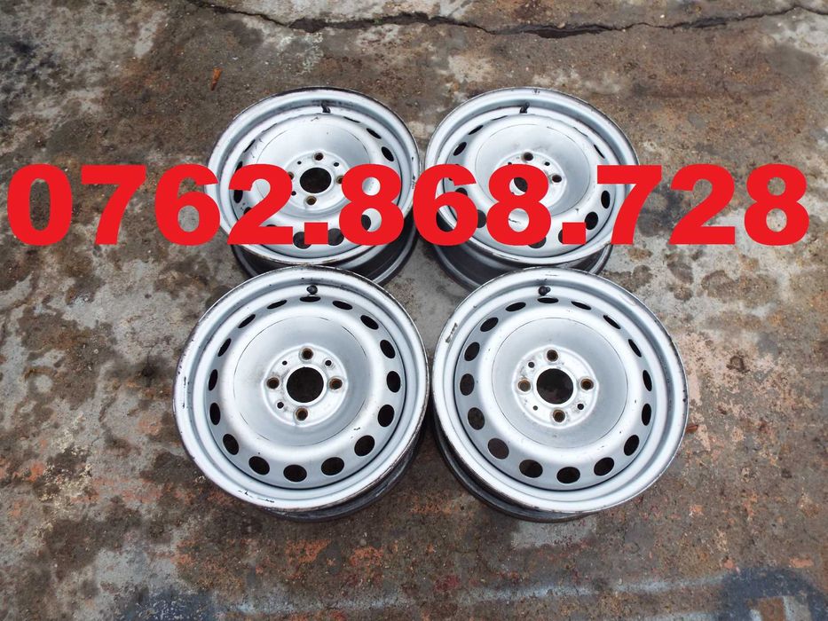 vand 4 jante de tabla pe 14" originale fiat doblo,albea,punto pret500r