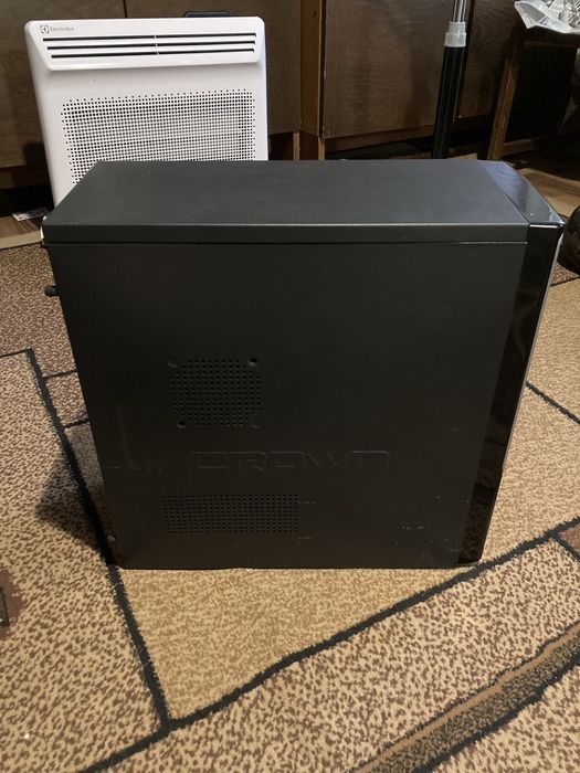 Корпус для компьютера ATX Crown черный