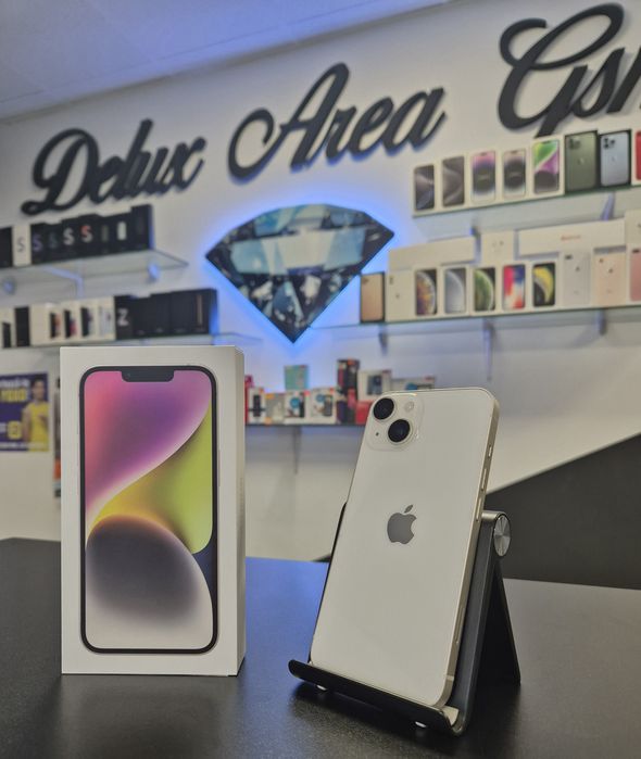 Iphone 14 / Black/White / 128 GB / DeluxGSM