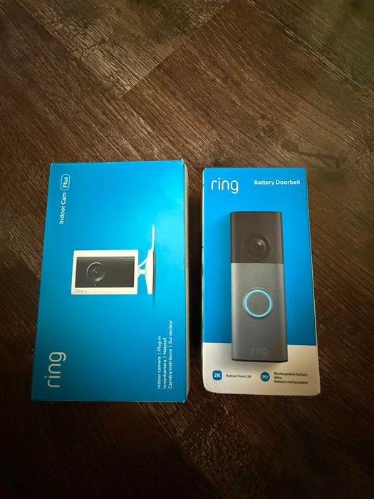 Ring camera plus Ring battery звънец