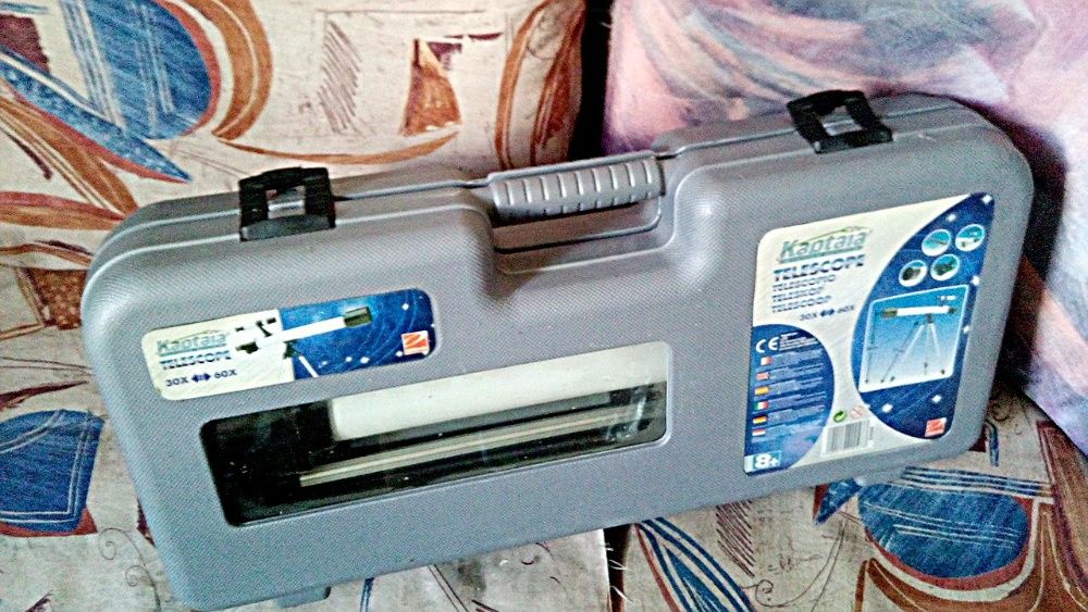 Телескоп в куфар - за малки и големи, добра оптика(не слюдена играчка№