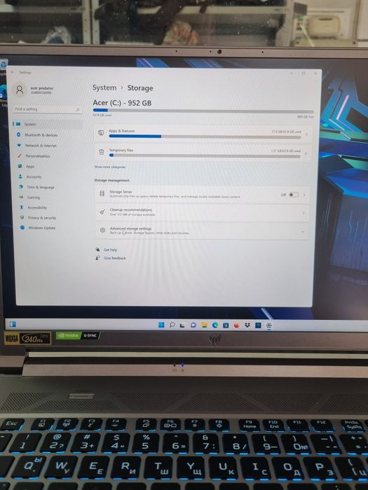 Acer Predator PTS516 - 52s