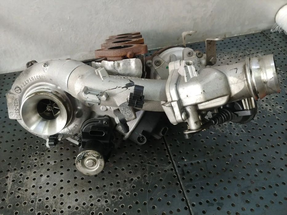turbina biturbo 2.0 d b47c20b  bmw x1 f48  8584199 10  8591188 06  16319700022