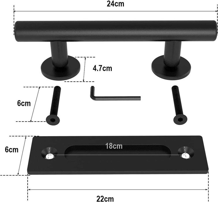 Kit de montare, mecanism usa plianta
