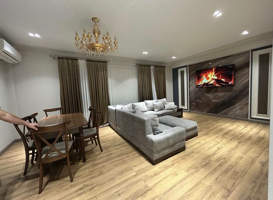 3 комнатная 130м² 3/12 ЖК Nukus Avenue Яккасарай Евролюкс