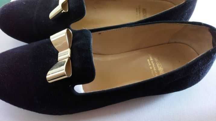 Обувки Moschino, размер 38, черни, велур