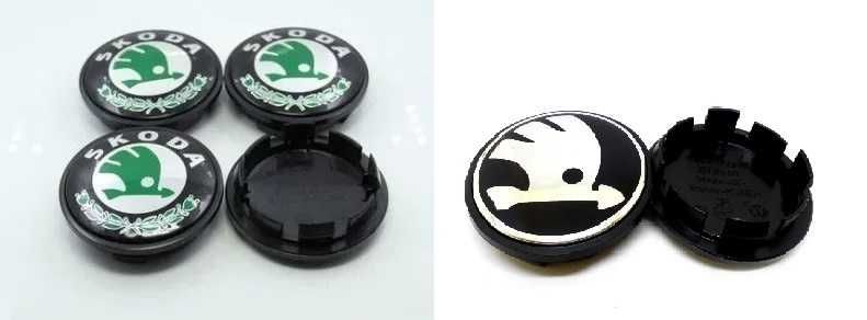 set 4 capace skoda 56mm 5ja601161a pentru jante aliaj originale skoda