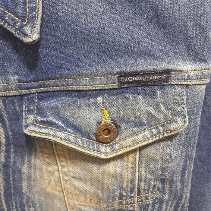 Dolce & Gabana джинсовая куртка со стразами 46-48р / Made in Italy