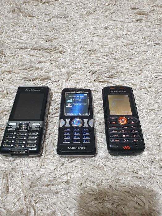 Sony Ericsson C 702 , K 550i si W 200i Walkman+Nokia 200