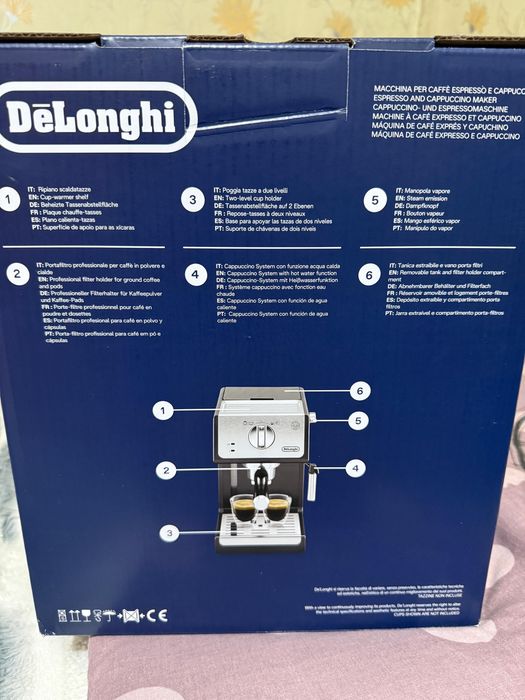 Кофеварка Delonghi Active Line ЕСР33.21.