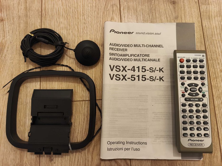 Pioneer VSX-515 ресивър 7.1 пълен комплект