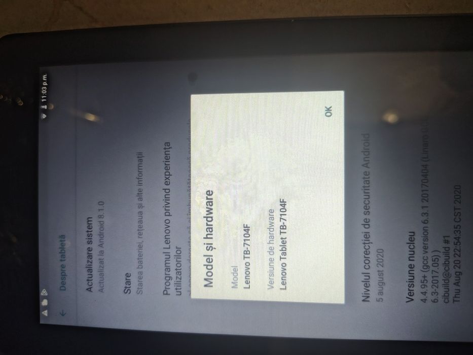 Tabletă Lenovo TB-7104F – 7 inch,