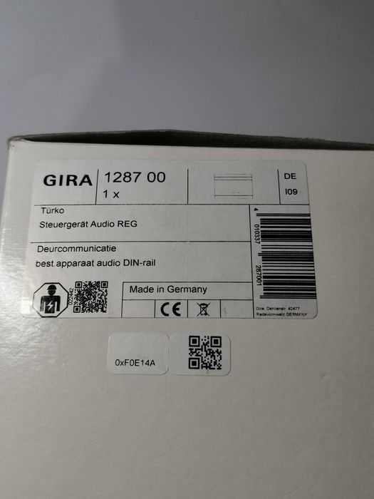 Unitate de control Audio GIRA interfon sursa alimentare interfon
