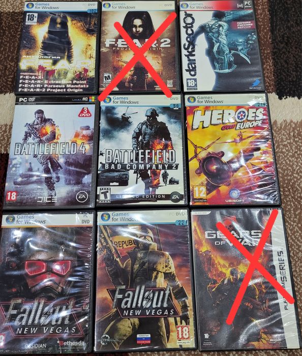 Игры для ПК на дисках