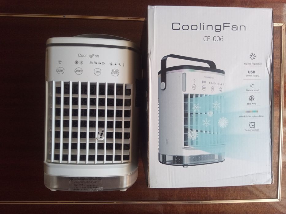 Вентилатор с резервоар за вода