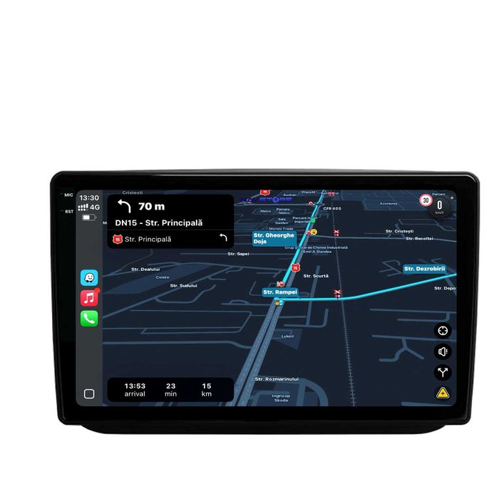 Navigatie Dedicata Skoda Fabia (2007-2014), 9Inch, Bluetooth, CarPlay