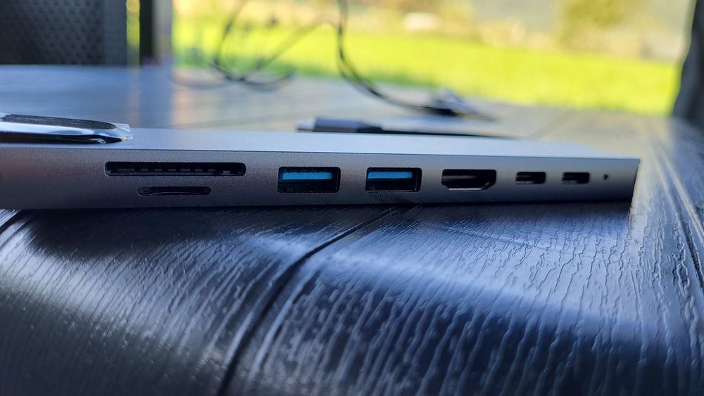 USB-C Hub - adaptor la HDMI, 2x USB-C, card SD, 2xUSB 3.0, Ethernet