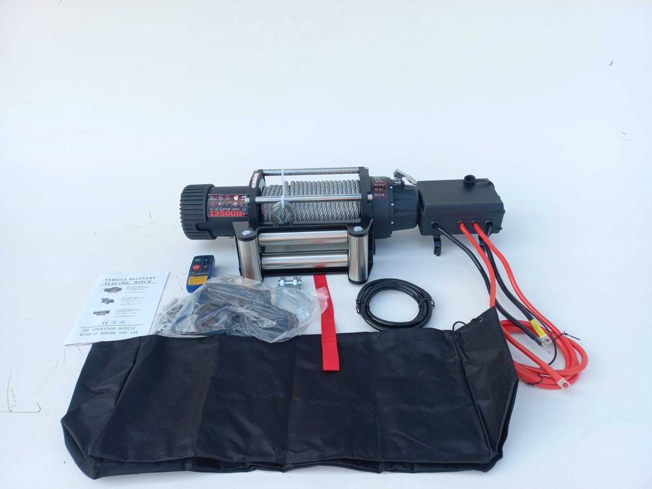 Troliu auto 12 V ,Troliu 13500lbs,troliu 6.2 tone forta nou cu factura