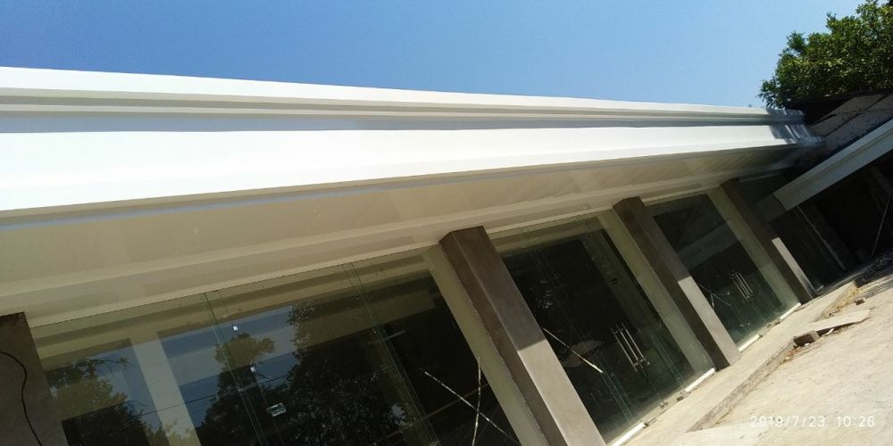 Стеклянные двери, перегородки, Алюкобонд монтаж, Каленое стекло