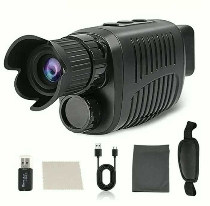 Спортен Водоустойчив Монокуляр Нощно Виждане 2.5K FULL HD Камера Запис