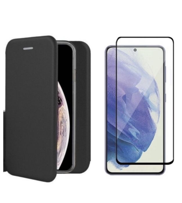 Samsung A05/A13/A14/A15/A25/A06/A26 Husa Portofel Piele + Folie Sticla