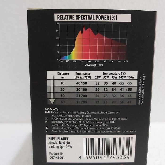 Крушка за терариум от 25 до 100W DAYLIGHT BASKING