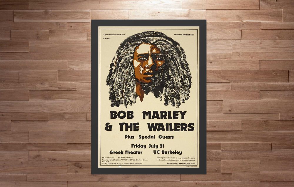 Рок постер плакат с рамка