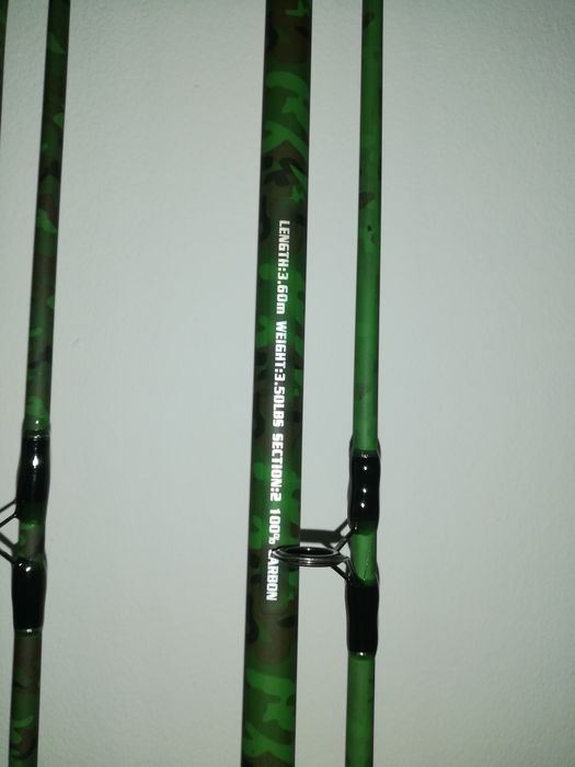 Set 3 Lansete Carp Master WindBlade Cat 1 3.60m 3.5LB, Carbon 100%