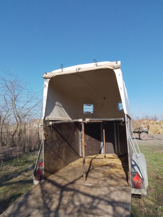 Remorca transport pentru 2 animale