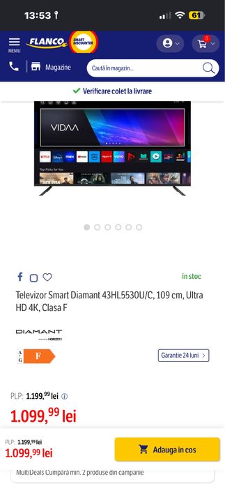 Televizor Diamant 43HL5530U/C