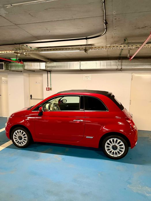 VÂND Fiat 500C Cabrio Lounge | 2016 | 76.977 km | Roșu | București