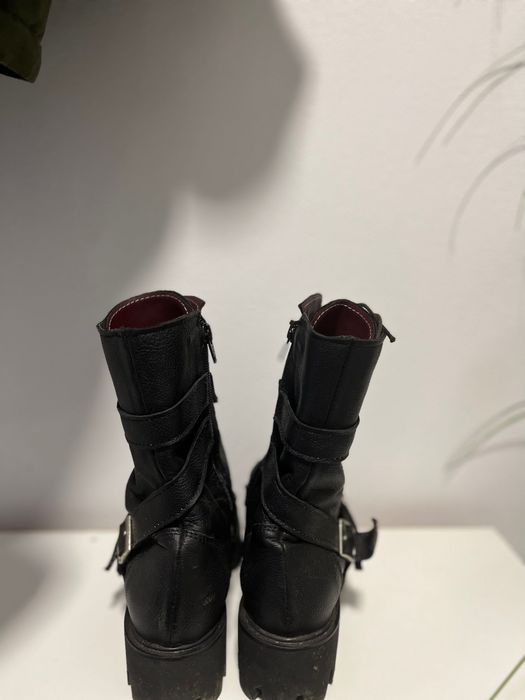 Cizme din piele , 36 impecabil.