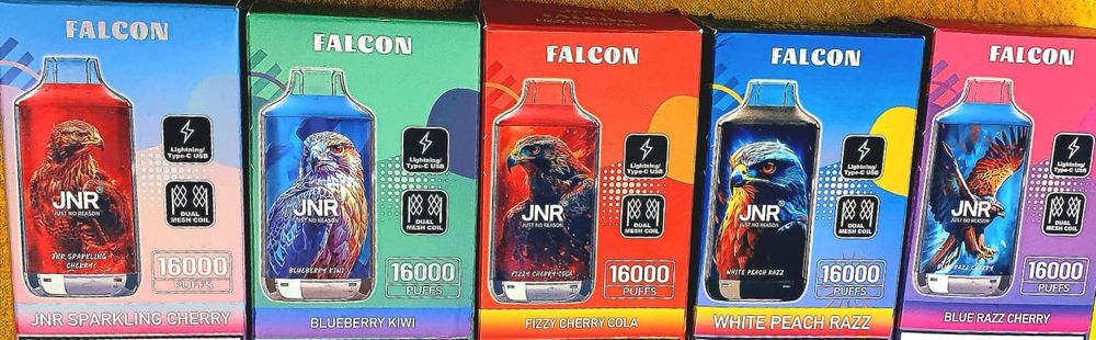JNR falcon 16 k pufuri / JNR falcon X 18 k pufuri stoc nou