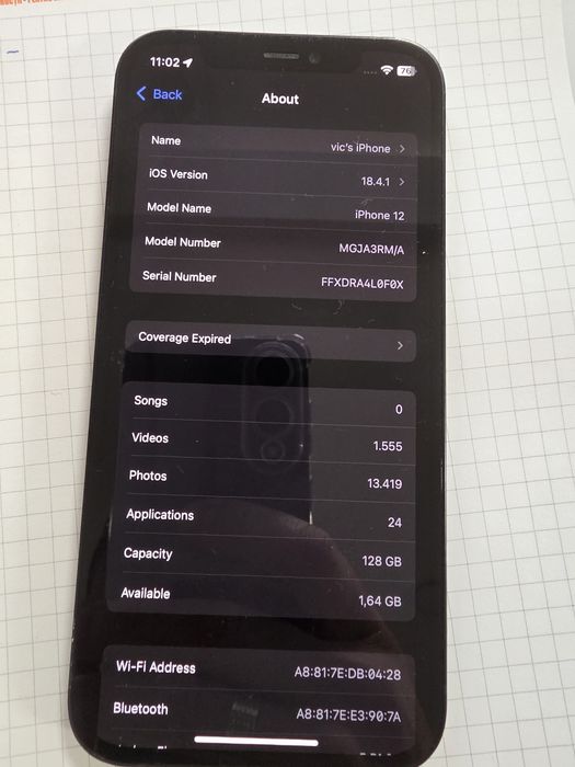 Vand iPhone 12 128gb