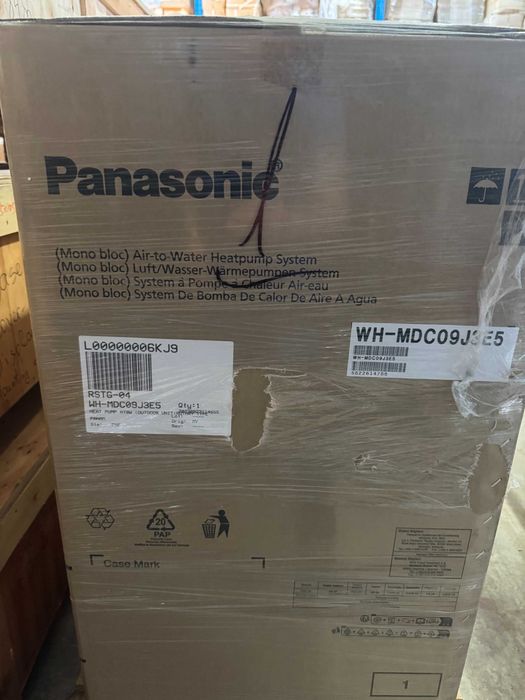 Panasonic WH-MDC09J3E5 Панасоник термопомпа въздух/вода моноблок, COP 4,25 - 4.90