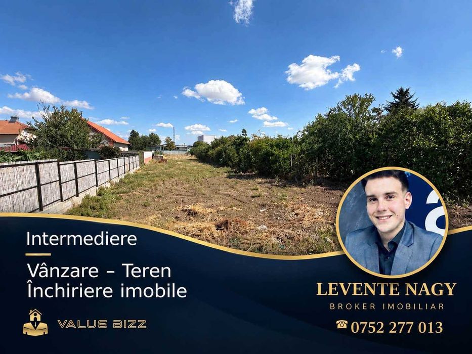 Teren Intravilan de vânzare – Strada Ágoston 0% comision