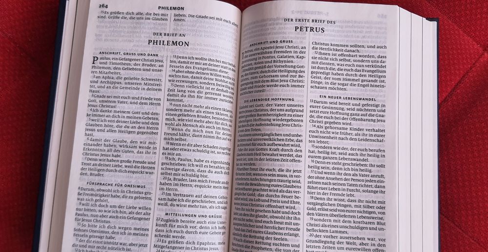 NOUL TESTAMENT (germana,franceza,italiana,engleza)