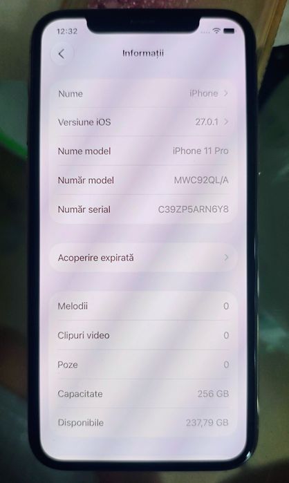 Vând iPhone 11 Pro