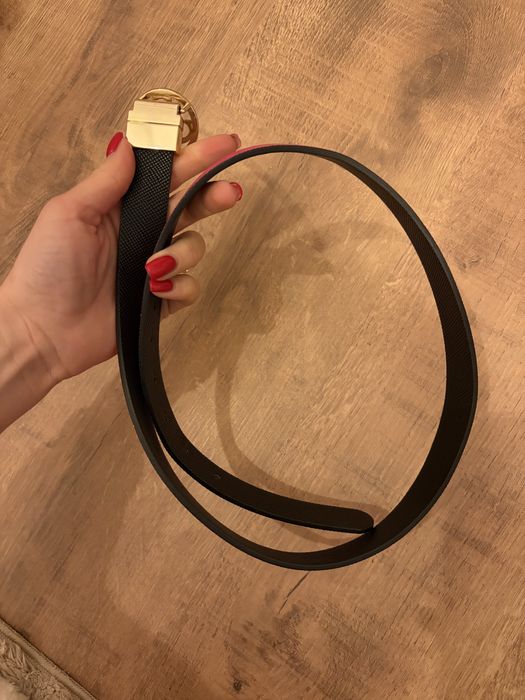 Колан Guess - два цвята розово и черно