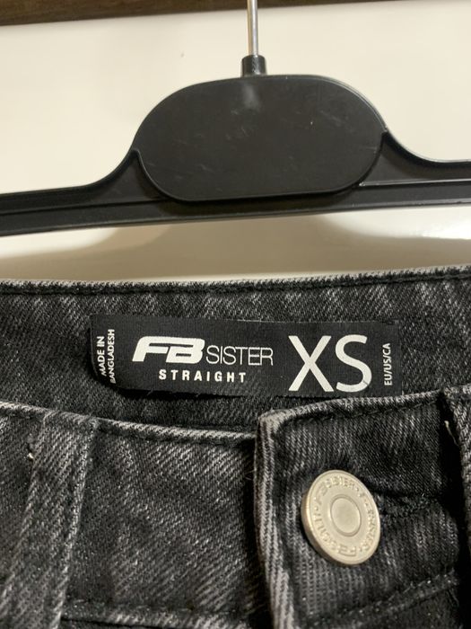 Черни дънки тип Mom Jeans, ХС размер